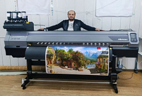 Экосольвентный принтер Mimaki JV100 установлен в Бухаре