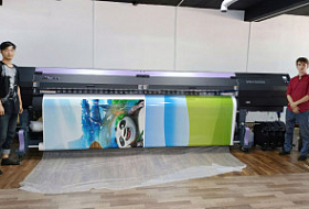 Уже второй Mimaki SWJ-320EA﻿ на фабрике натяжных потолков "The Tadjiev's"