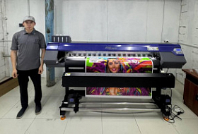 Запуск принтера ARK-JET SOL 1602 в компании «Focus Advertising»