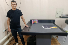 В типографии LABEL PRINT установлен режущий плоттер VULCAN FC-800VC