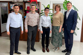 Четырёхсторонняя встреча с менеджером Mimaki Europe Кохеи Кобаяши