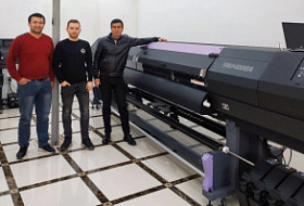 На крупном предприятии в Ташкенте запущен принтер Mimaki SWJ-320EA﻿