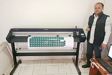 Запуск Mimaki CG-130AR в РПК Universal print group из Ташкента