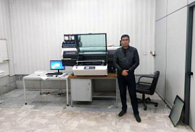 Запуск УФ-принтера Mimaki UJF-6042 MkII﻿﻿ в Ташкентском монетном дворе
