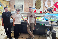 В Кашкадарьинской области установлен УФ-планшетник Sprinter TC-CF2513