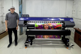 Запуск принтера ARK-JET SOL 1602 в компании «Focus Advertising»